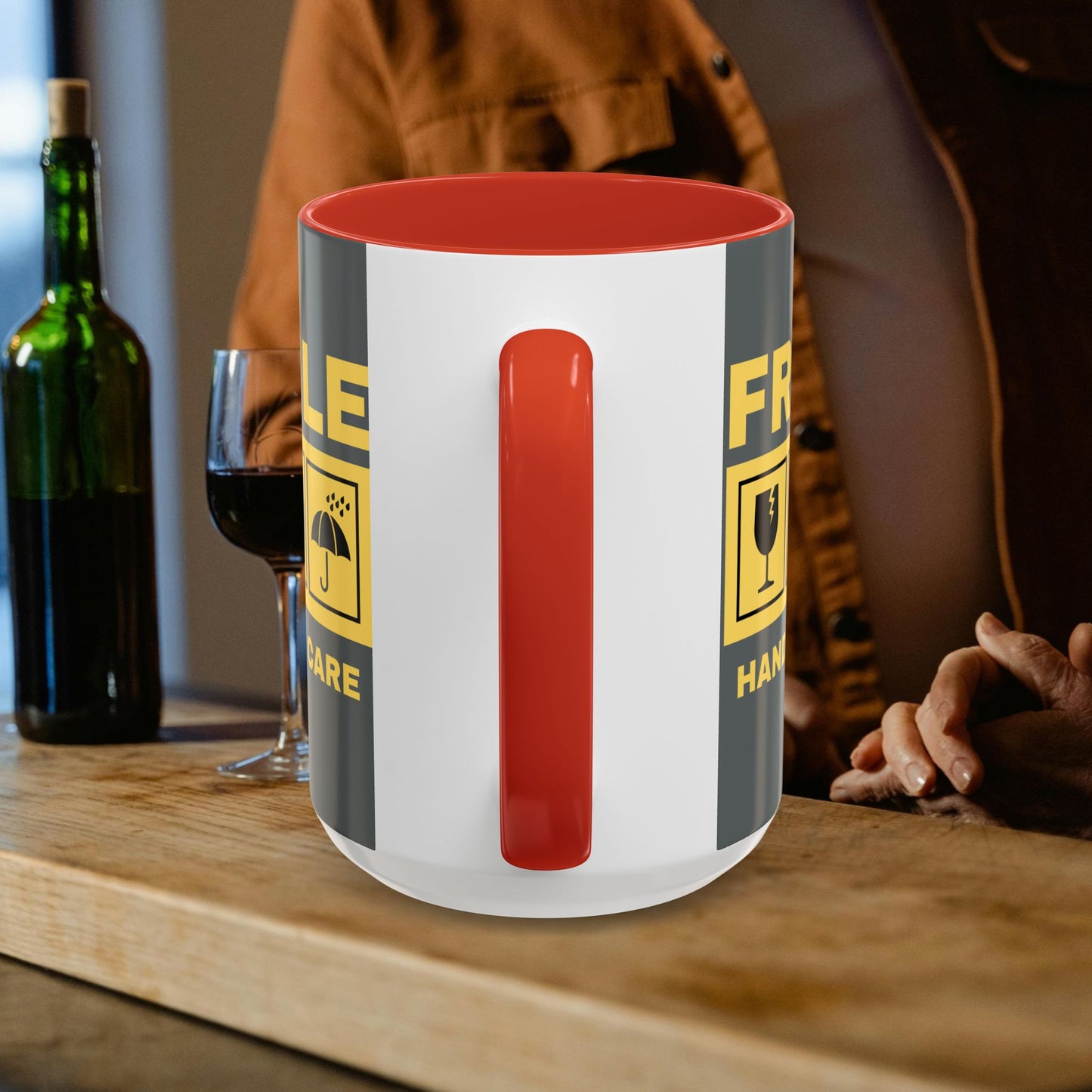 Accent Coffee Mug 11, 15oz_ N3+ Series ACM11OZ PT2WW017_ Limited Edition Perfect Blend of Style by WesternWaves: