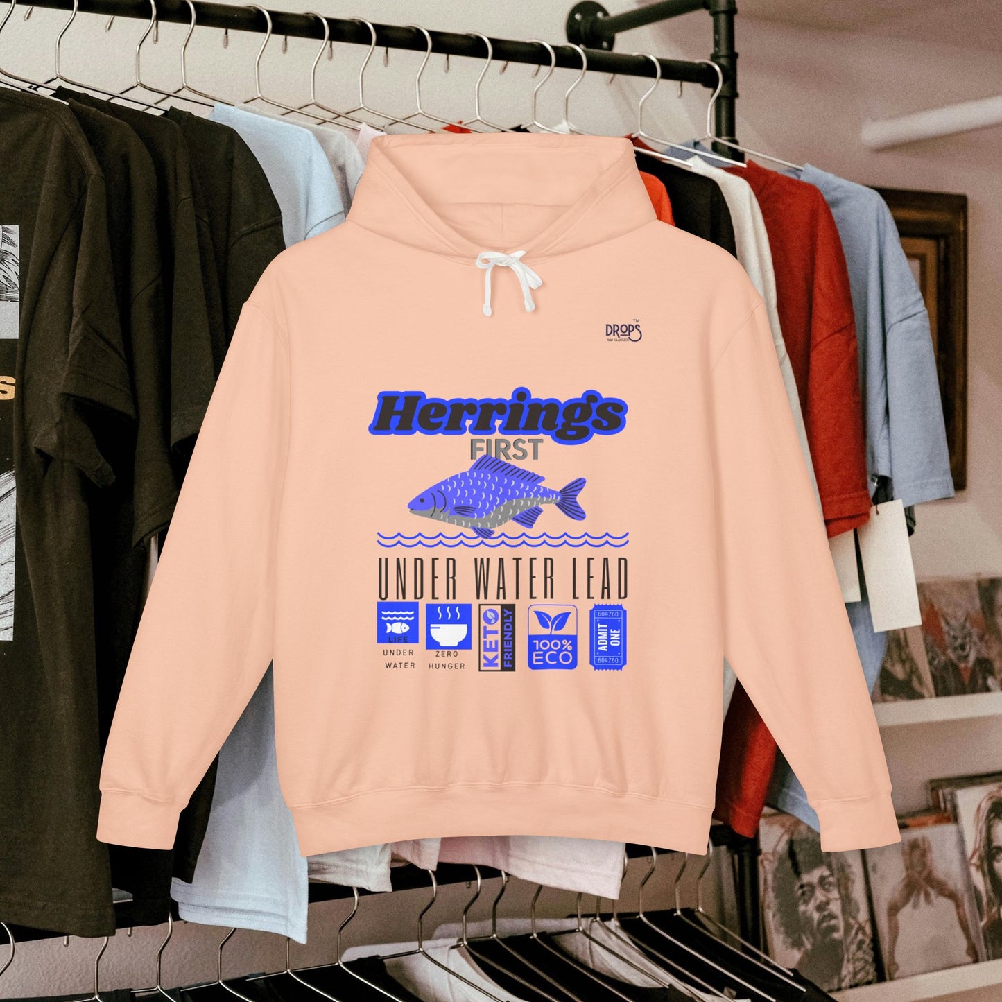 Unisex Lightweight Hooded Sweatshirt – N2+ Series USLWHSS PT2WW026_ Limited Edition Crafted Comfort by WesternWaves: