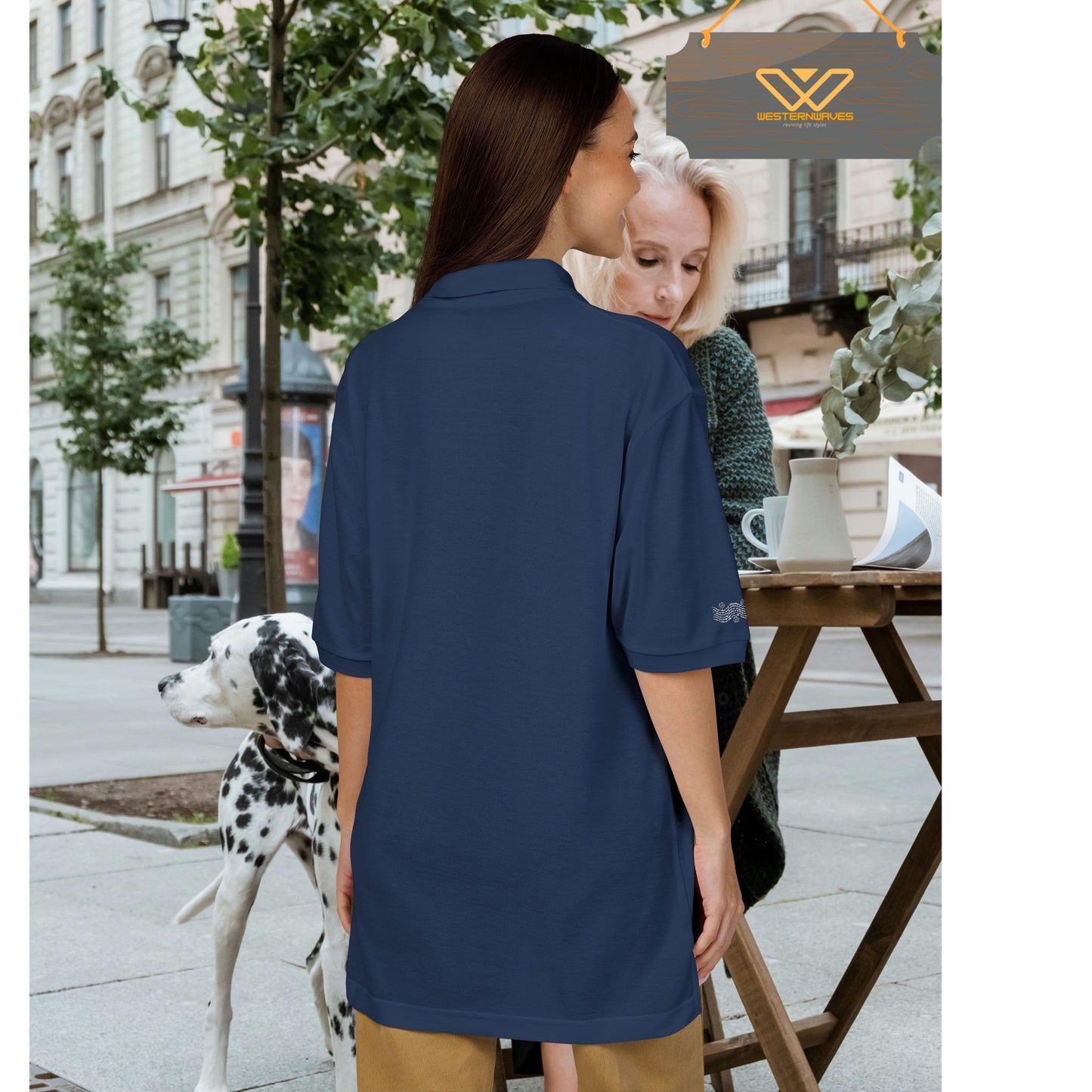 Unisex Polo Shirt_ Series N8+ USPOLOS PT2WW001_ LYVIDA 001_ Limited Edition Casual Fashion by WesternWaves: