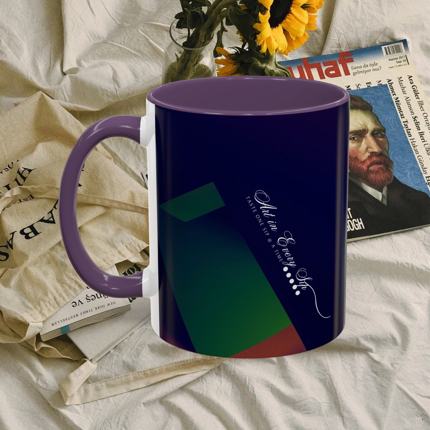 Accent Coffee Mug 11, 15oz_ N3+ Series ACM11OZ PT2WW018_ Limited Edition Perfect Blend of Style by WesternWaves: