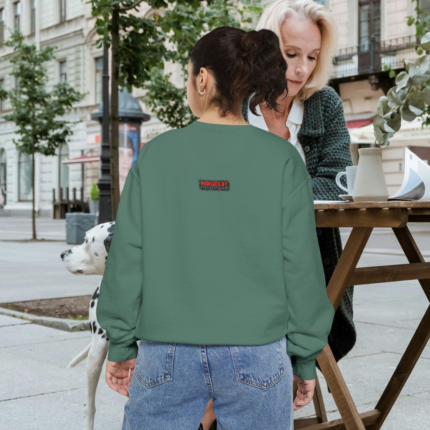 Unisex Garment-Dyed Sweatshirt_ N2 Series USGDSS PT2WW002_ Limited Edition Masterpiece of ‘ZeztZ’ Sports Brand _ Luxury & Casual Comfort by WesternWaves: