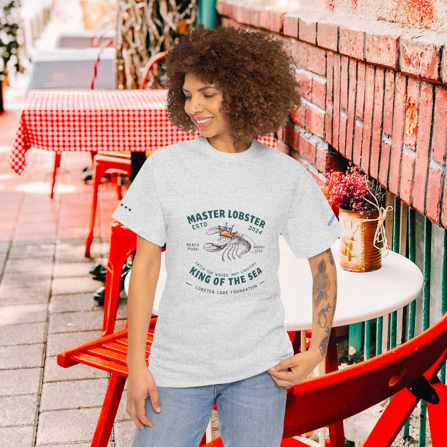 Unisex Heavy Cotton Tee_ Crafted from premium 100% cotton_ N2+ Series UHCT PT2WW007_ Limited Edition Maximum Comfort by WesternWaves:
