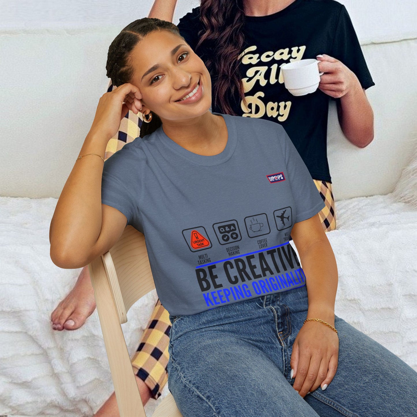 Unisex Softstyle T-Shirt_ N2+ Series USSTS FT2WW007_ Redefine Relaxation Limited Edition by WesternWaves: