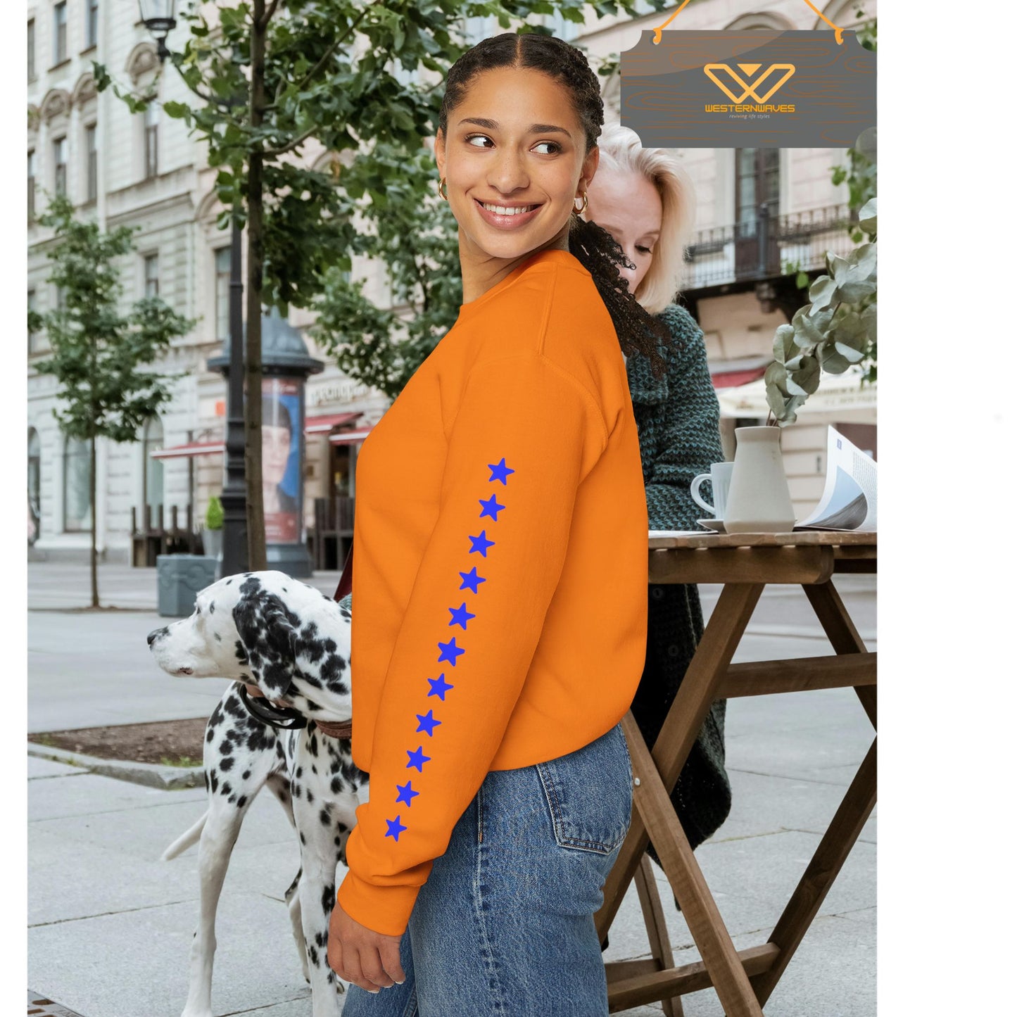 Unisex Heavy Blend™ Crewneck Sweatshirt_ N3+ Series UHBCSS PT2WW030_ Limited Edition Pure Luxury By WesternWaves: