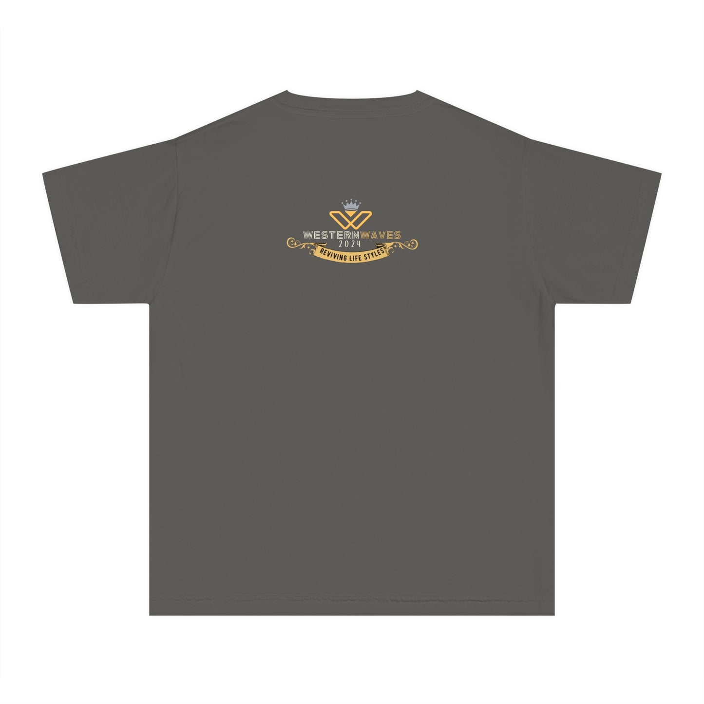 Youth Midweight Tee_ N2 Series YMT PT2WW004_ Limited Edition Durability & Lightweight Agility by WesternWaves: