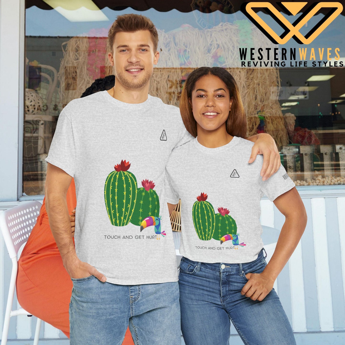 Unisex Heavy Cotton Tee_ Crafted from premium 100% cotton_ N2 Series UHCT PT2WW001_ Limited Edition Comfort & Durability by WesternWaves: