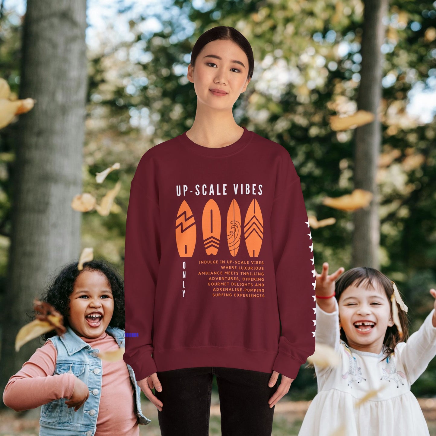 Unisex Heavy Blend™ Crewneck Sweatshirt_ N3+ Series UHBCSS PT2WW009_ Limited Edition Pure Luxury by WesternWaves: