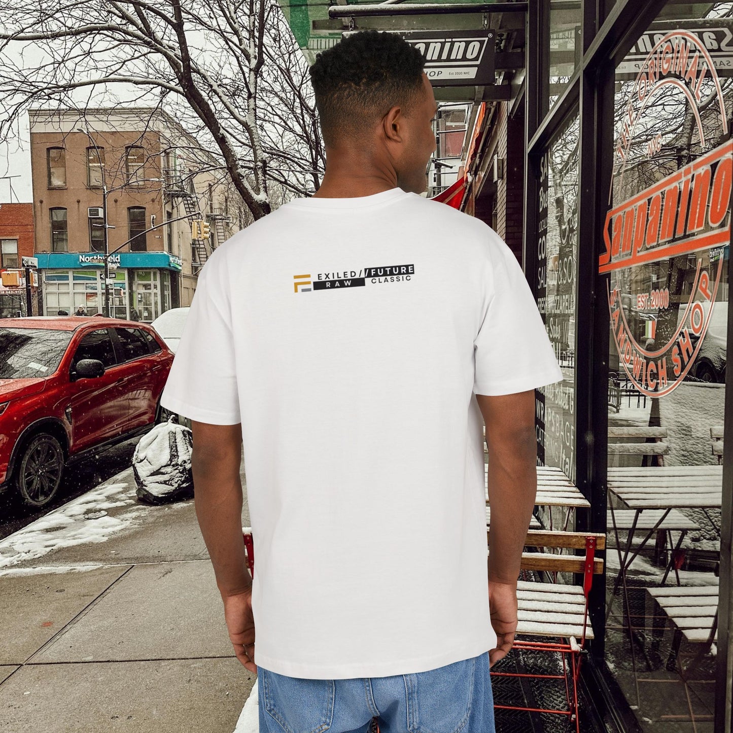 Unisex Heavy Oversize Tee_ Series N8 USHOSTEE PT2WW001_ Limited Edition Retro Casual Streetwear by WesternWaves: