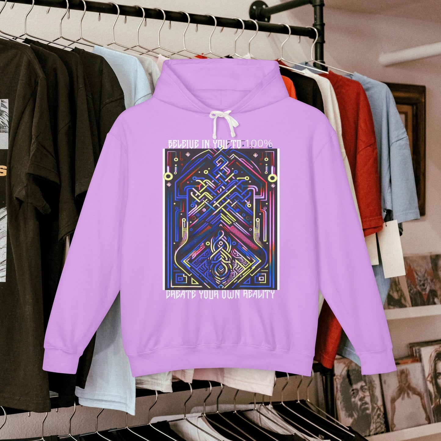 Unisex Lightweight Hooded Sweatshirt_ Series UWD 0052_ Limited Edition Streetwear Classic by WesternWaves: