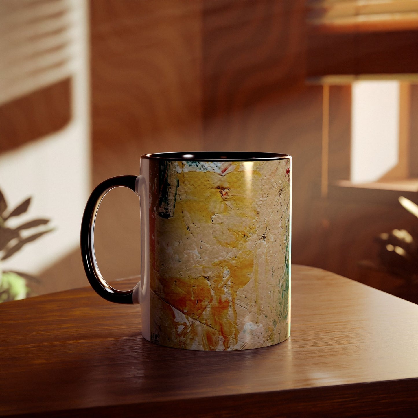 Two-Tone Coffee Mugs, 11oz_ N2+ Series TTCM11OZ PT2WW001_ Limited Edition by SPW of WesternWaves: