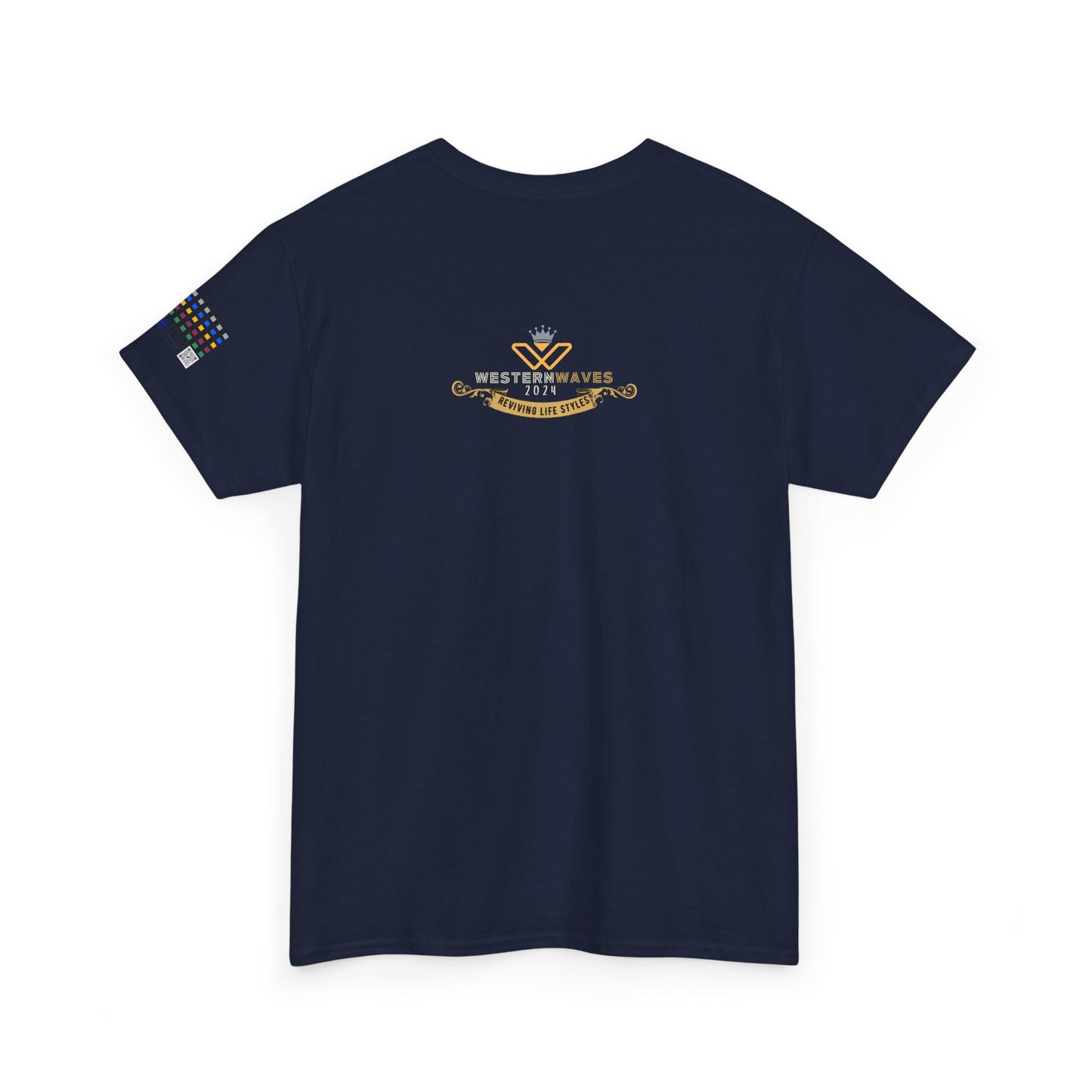 Unisex Heavy Cotton Tee_ Crafted from premium 100% cotton_ N+ Series UHCT PT2WV007_ Limited Edition by WesternWaves: