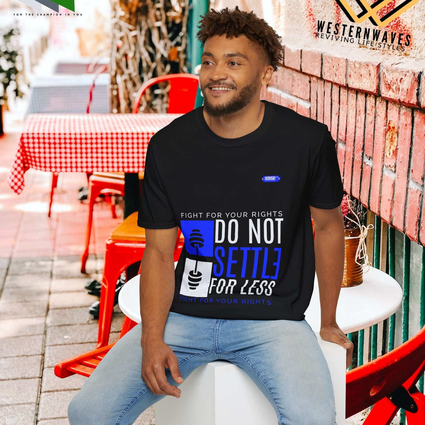 Unisex Softstyle T-Shirt_ N2 Series SPW USSTS FT2WW009_ Redefine Relaxation Limited Edition by WesternWaves:
