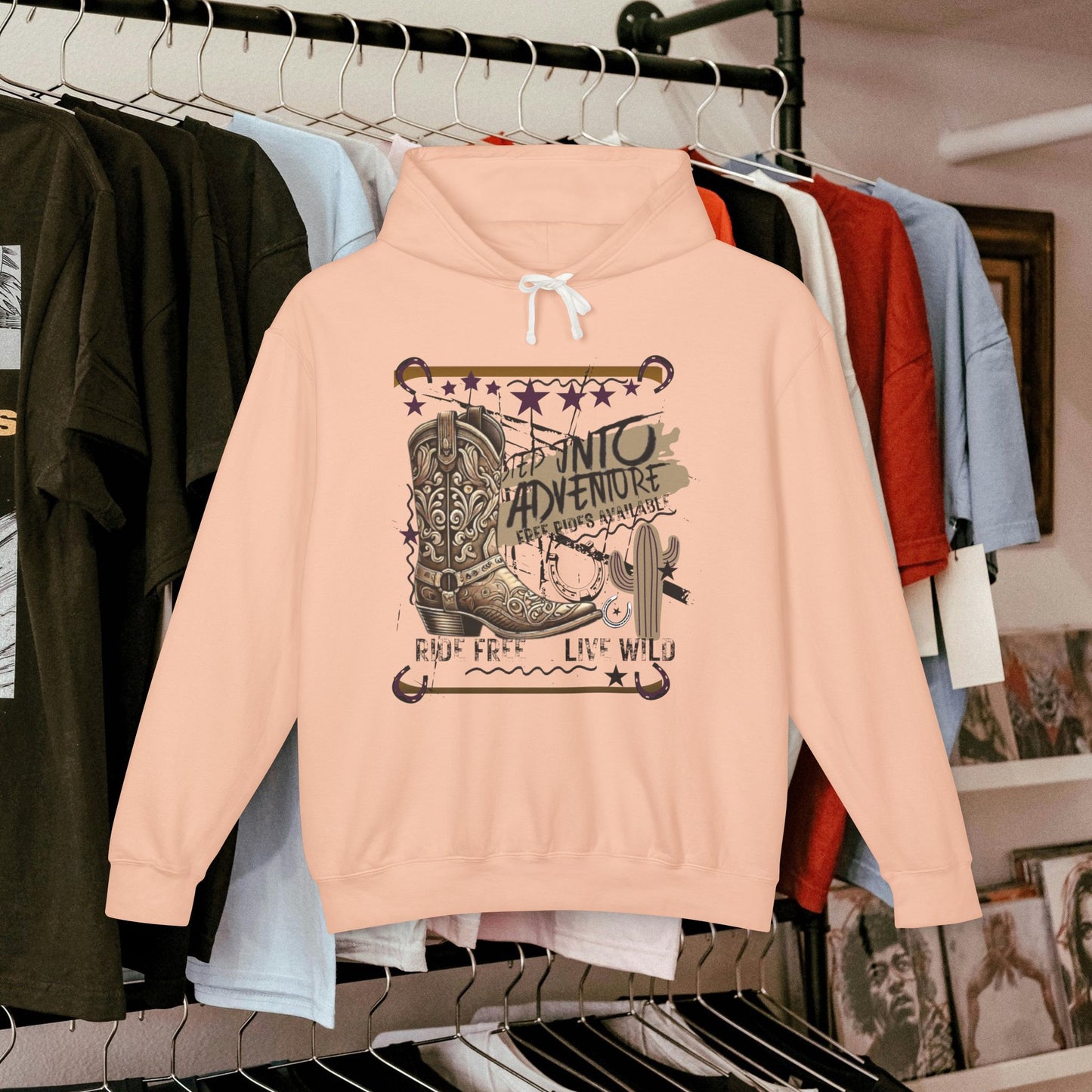 Unisex Lightweight Hooded Sweatshirt – N2+ Series SLWHSS PT2WW006_ Limited Edition Crafted Comfort by WesternWaves: