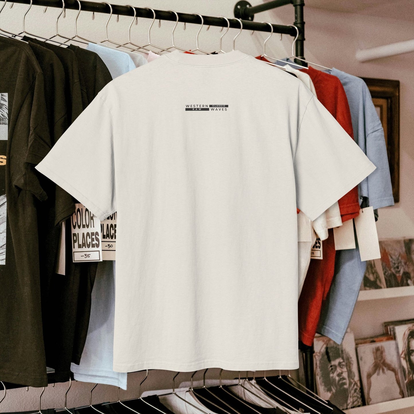 Unisex Heavy Faded Tee_ N7* Series USHFTEE PT2WW014_ Limited Edition Heavy Faded Tee by WesternWaves