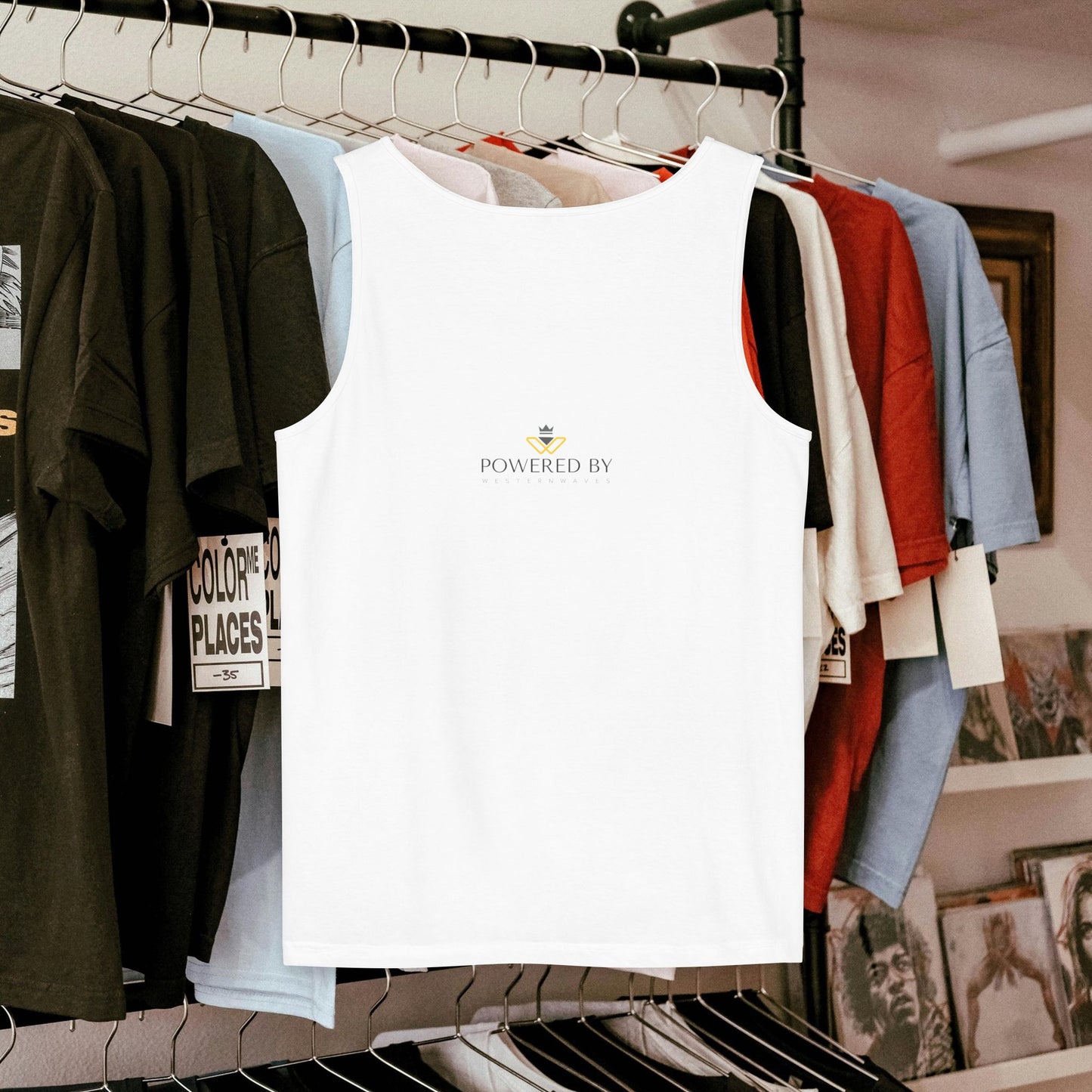 Unisex Garment-Dyed Tank Top_ 27 June 2025_ Limited Edition Summer Sports Apparel by WesternWaves: