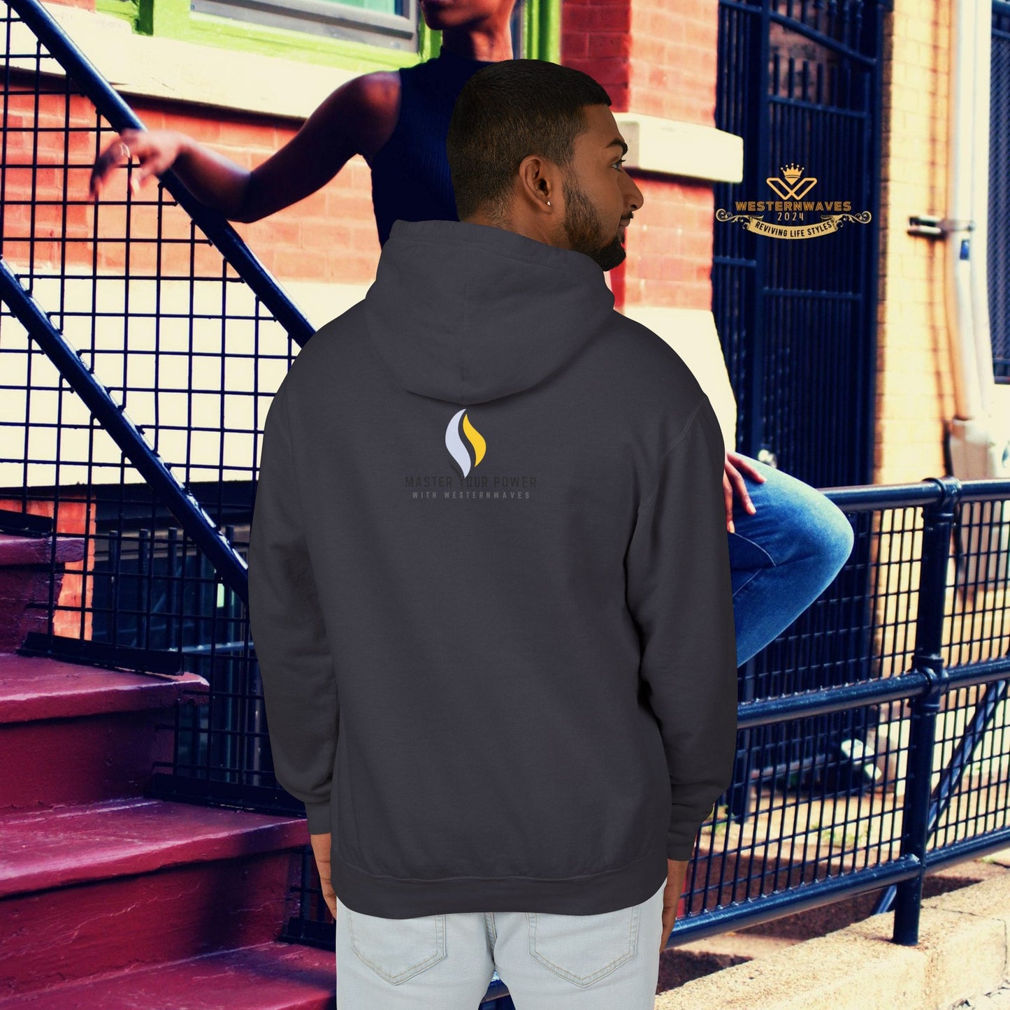 Unisex Lightweight Hooded Sweatshirt – N2+ Series USLWHSS PT2WW011_ Limited Edition Crafted Comfort by WesternWaves: