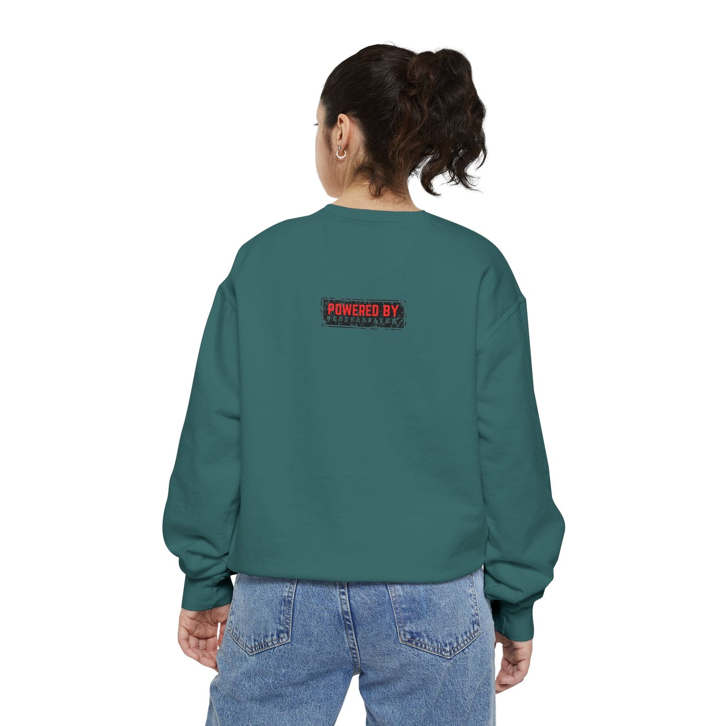 Motivational Unisex Garment-Dyed Sweatshirt, Cozy Pullover, Rise and Shine Apparel, Gift for Her, Inspirational Clothing
