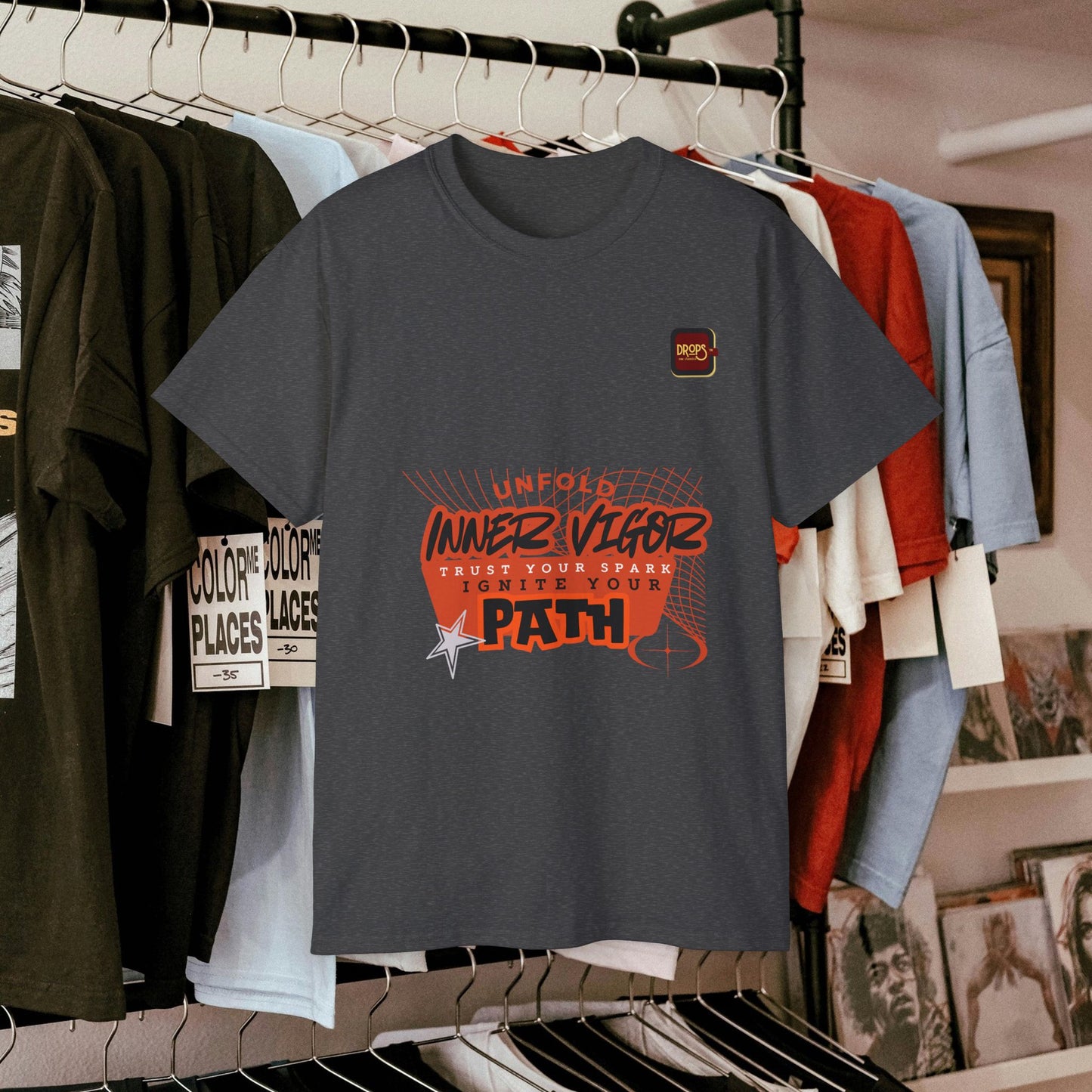 Inspirational Unisex Ultra Cotton Tee_ N6+ Series IPUSUCTEE PT2WW001_ Limited Edition by WesternWaves: