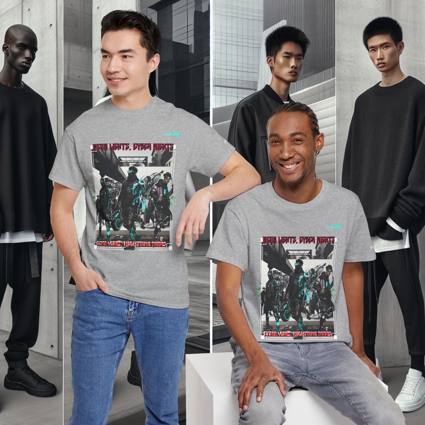 Unisex Heavy Cotton Tee_ N8+ Series USHOSTEE_ PT2WW003_ 01 Oct 2025_ Limited Edition Casual Wear by WesternWaves: