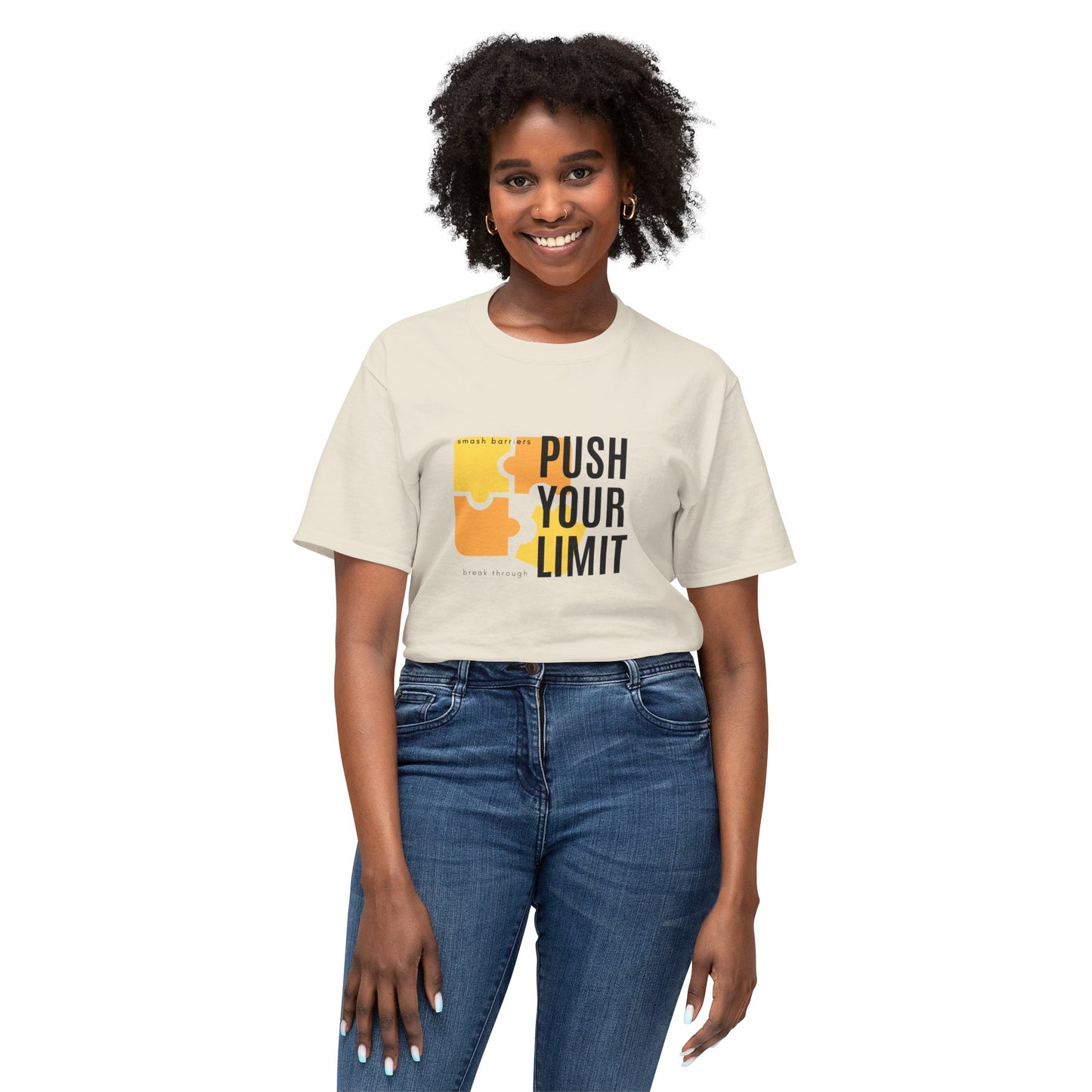 Unisex HD Cotton™ T-shirt_ N+ Series USHDCTS PT2WW001_ Limited Edition Unisex HD Cotton™ T-shirt by WesternWaves: