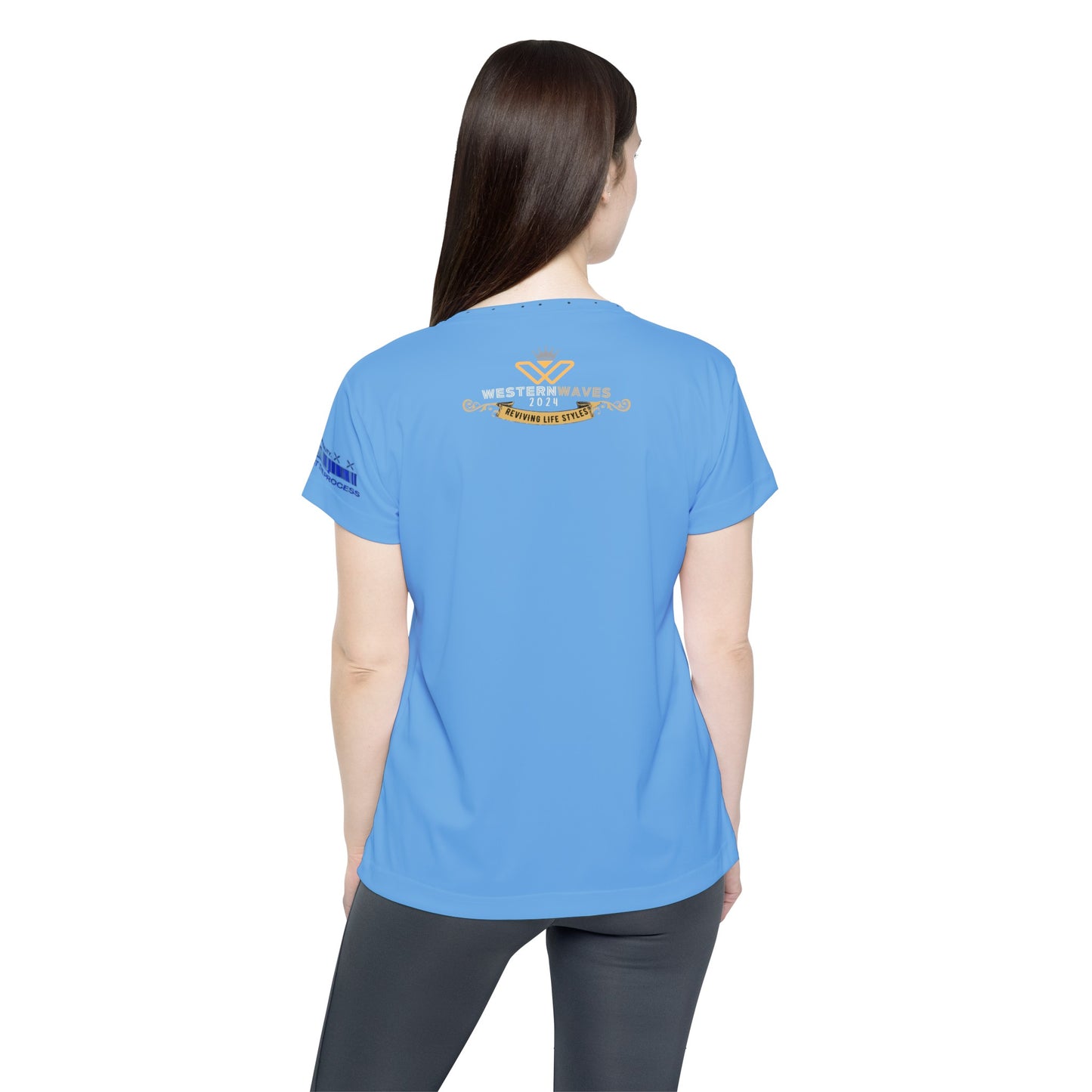 Women's Sports Jersey (AOP)_ N+ Series WSJ PT2WW003_ WesternWaves Limited Edition ‘Dynamic Wave’: