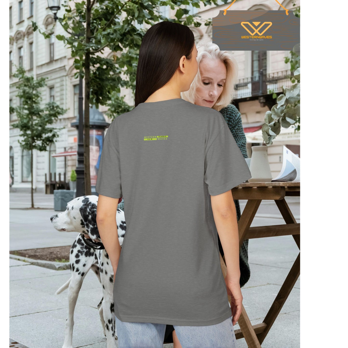 Unisex Sueded T-Shirt_ N8* Series USSTSHIRT_ Limited Edition Casual Elegance by WesternWaves: