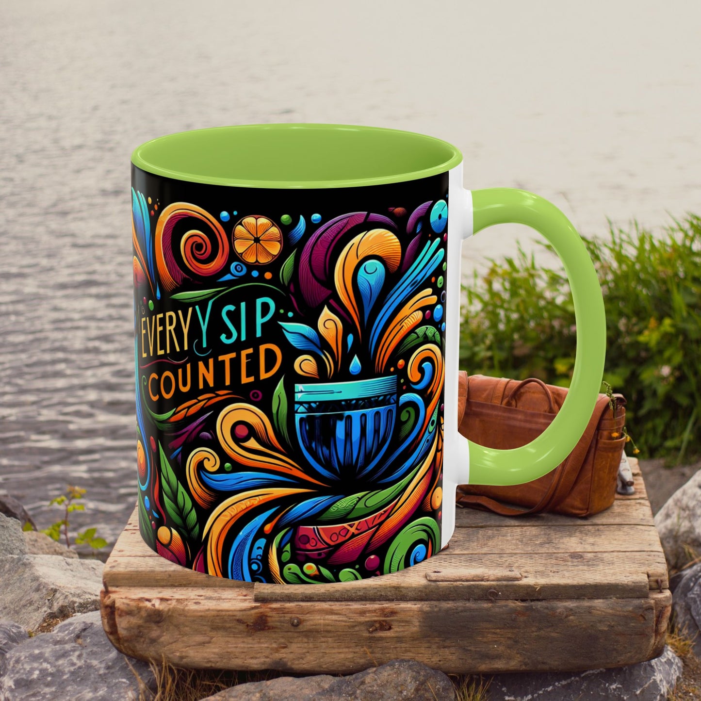 Accent Coffee Mug 11_ N3* Series ACM11OZ PT2WW022_ Limited Edition Perfect Blend of Style by WesternWaves: