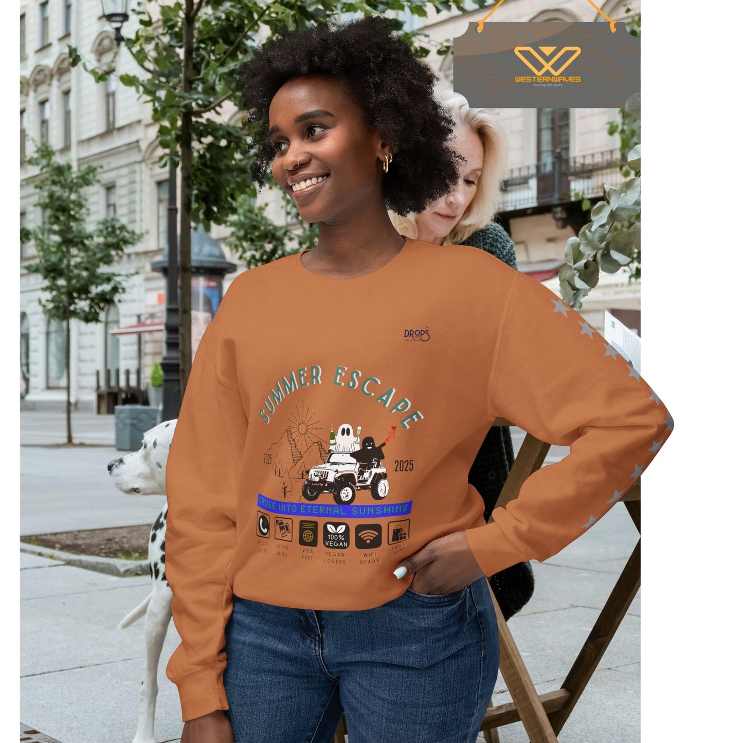 Unisex Summer Escape Crewneck Sweatshirt - Cruise into Eternal Sunshine_ 10 May 2025_ 001