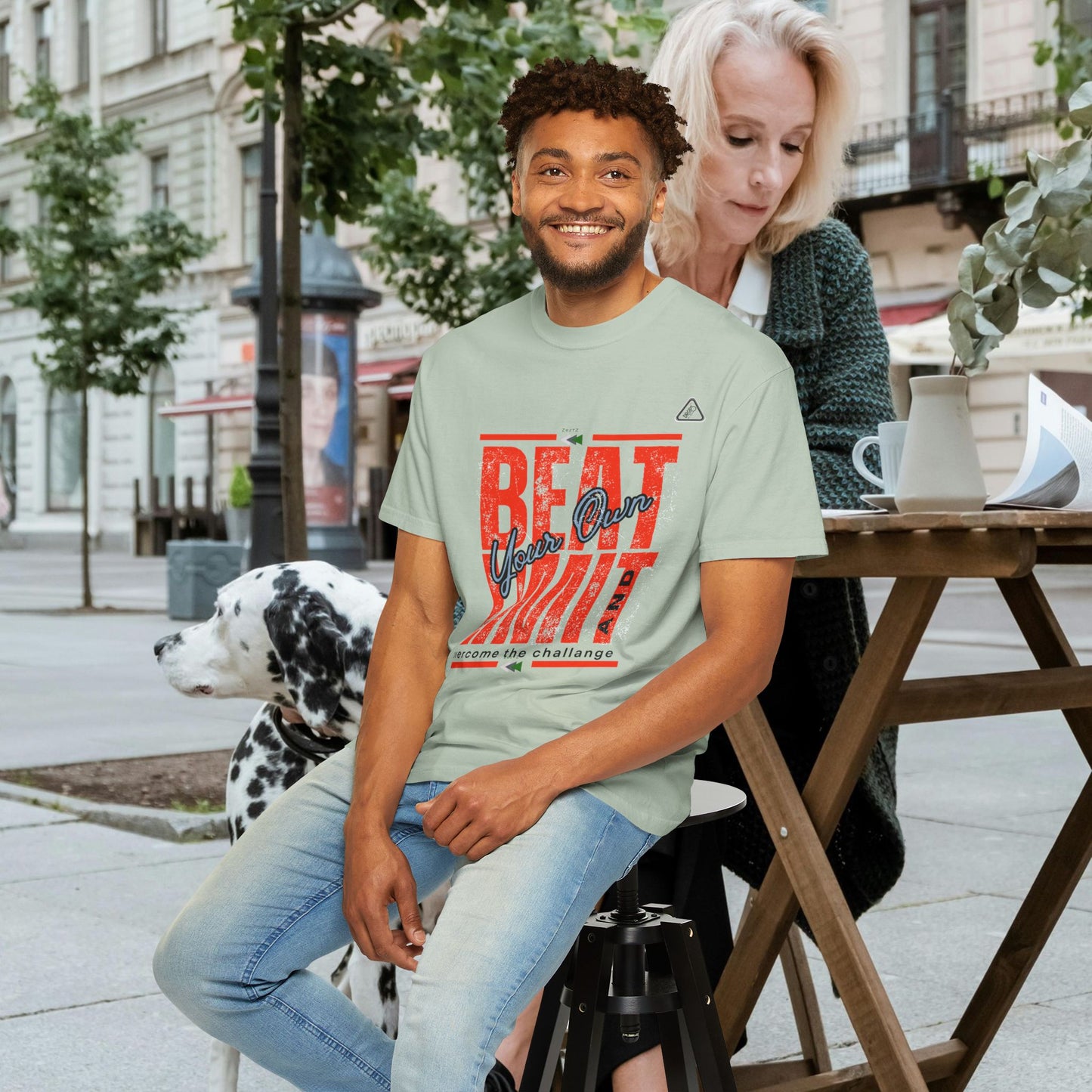 Unisex Garment-Dyed T-shirt_ N2 Series USGDTS PT2WW002_ Comfort Colors 1717_ WesternWaves Limited Edition: