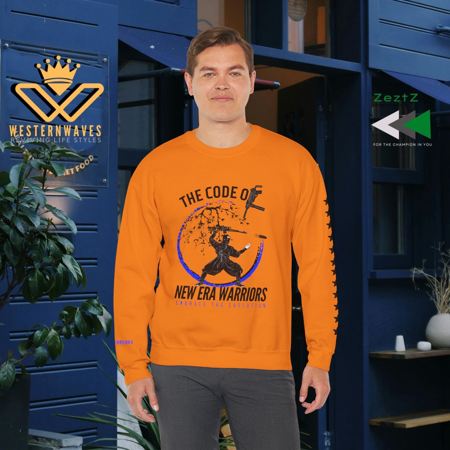 Unisex Heavy Blend™ Crewneck Sweatshirt_ N3+ Series UHBCSS PT2WV010_ Limited Edition Timeless Style by WesternWaves: