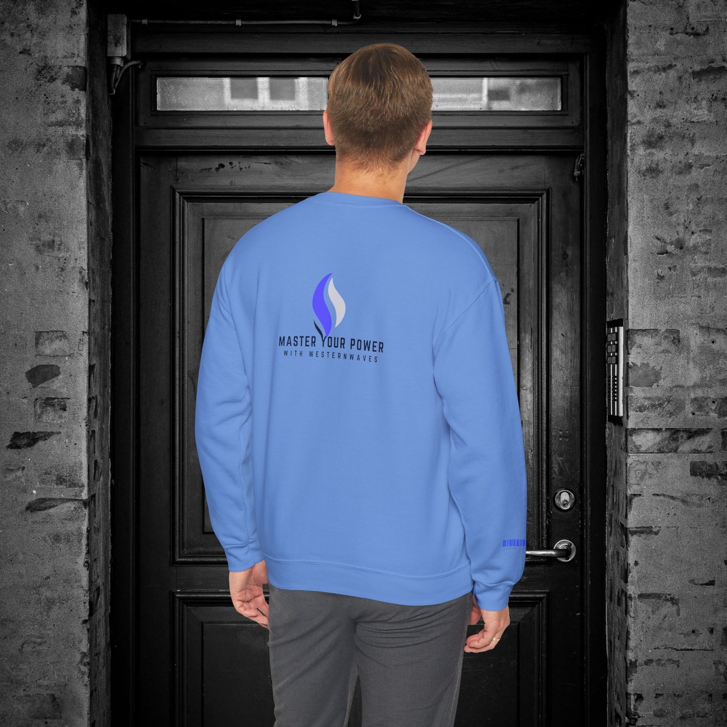 Unisex Heavy Blend™ Crewneck Sweatshirt_ N2+ Series UHBCSS PT2WW028_ Limited Edition Pure Luxury By WesternWaves: