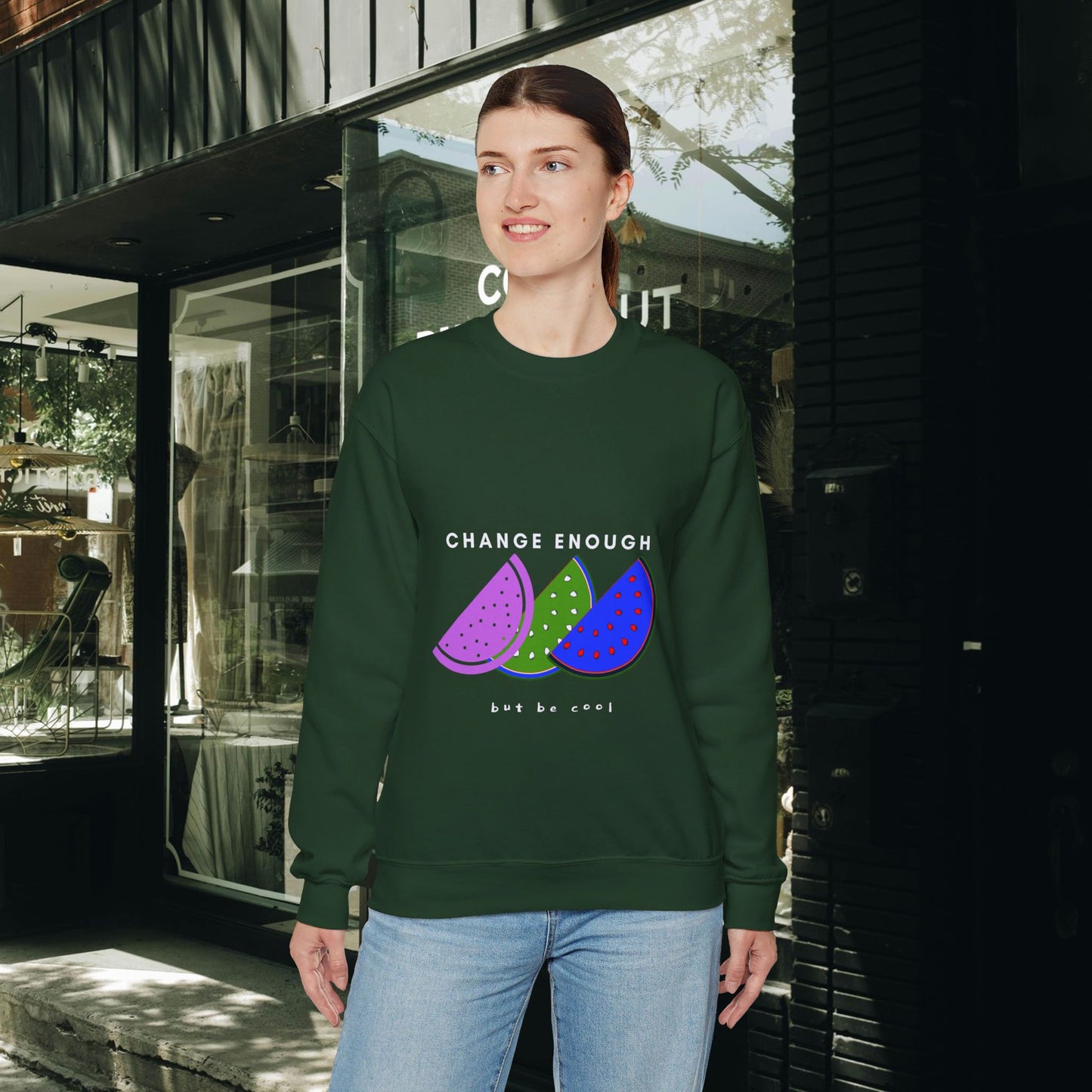 Unisex Heavy Blend™ Crewneck Sweatshirt_ N2+ Series UHBCSS PT2WW003_L imited Edition Pure Luxury for Every Occasion by WesternWaves: