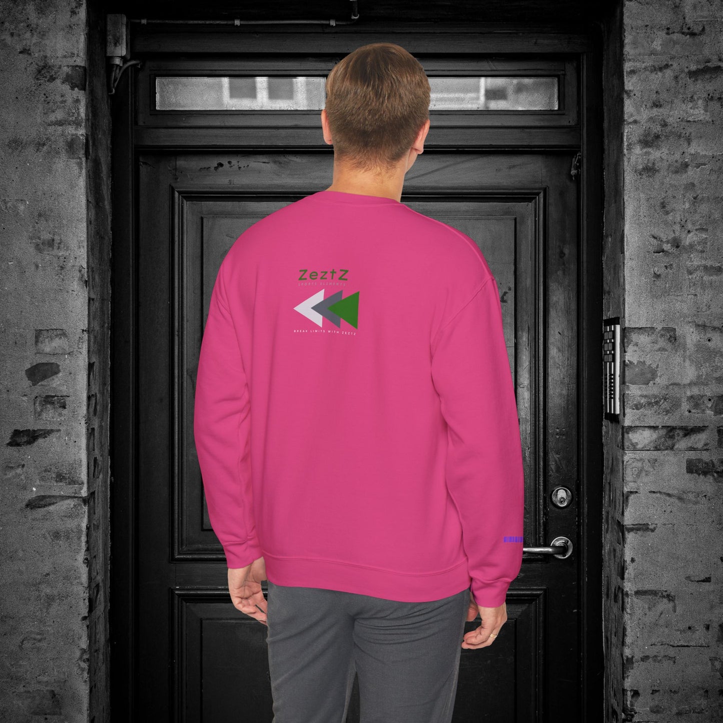 Unisex Heavy Blend™ Crewneck Sweatshirt_ N2+ Sports Series UHBCSS PT2WW009_ Limited Edition ‘Zeztz’ Brand Sports Elements by WesternWaves: