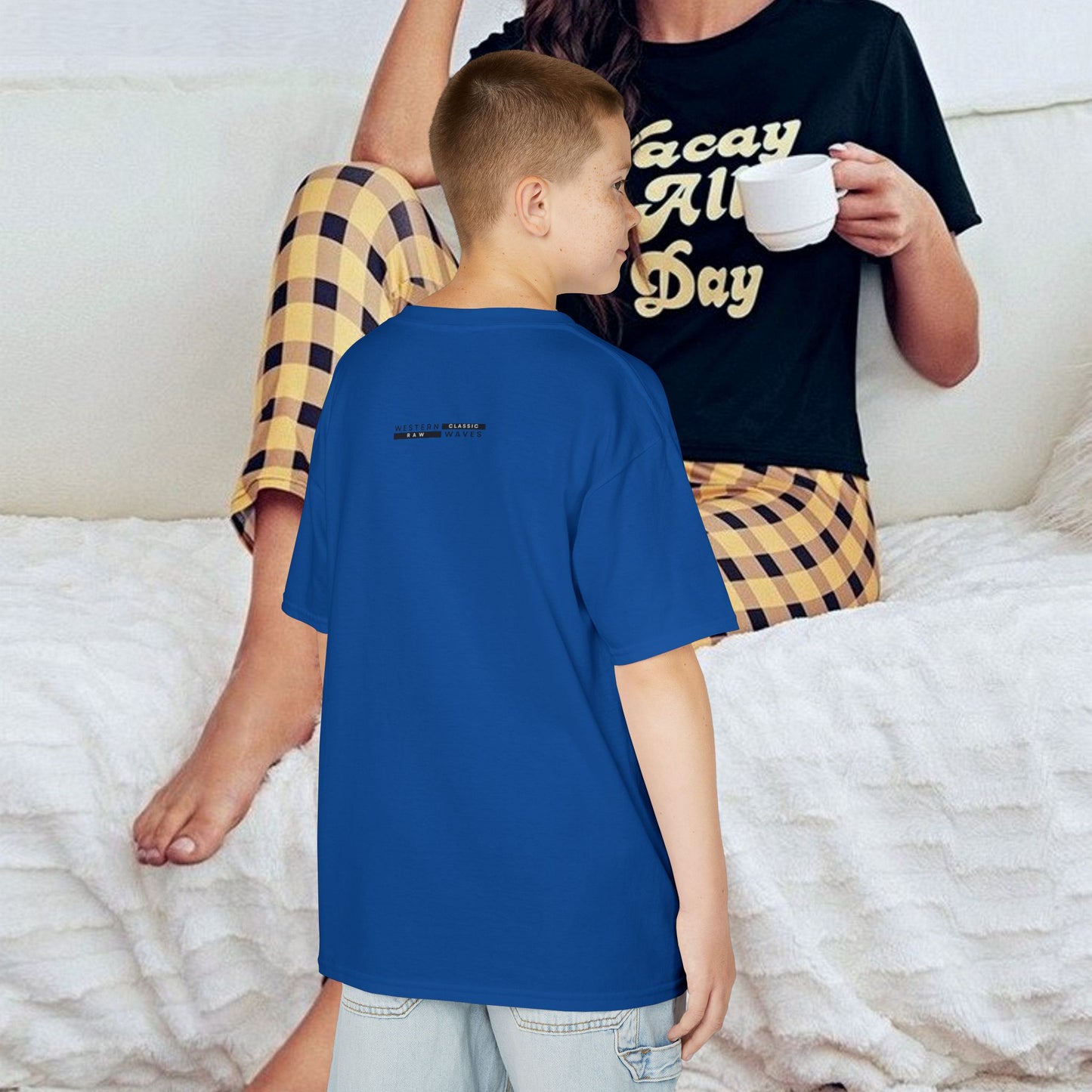 Kids Heavy Cotton™ Tee_ N2 Series KHCT PT2WW0011_ Limited Edition Durable Comfort for Every Adventure by WesternWaves: