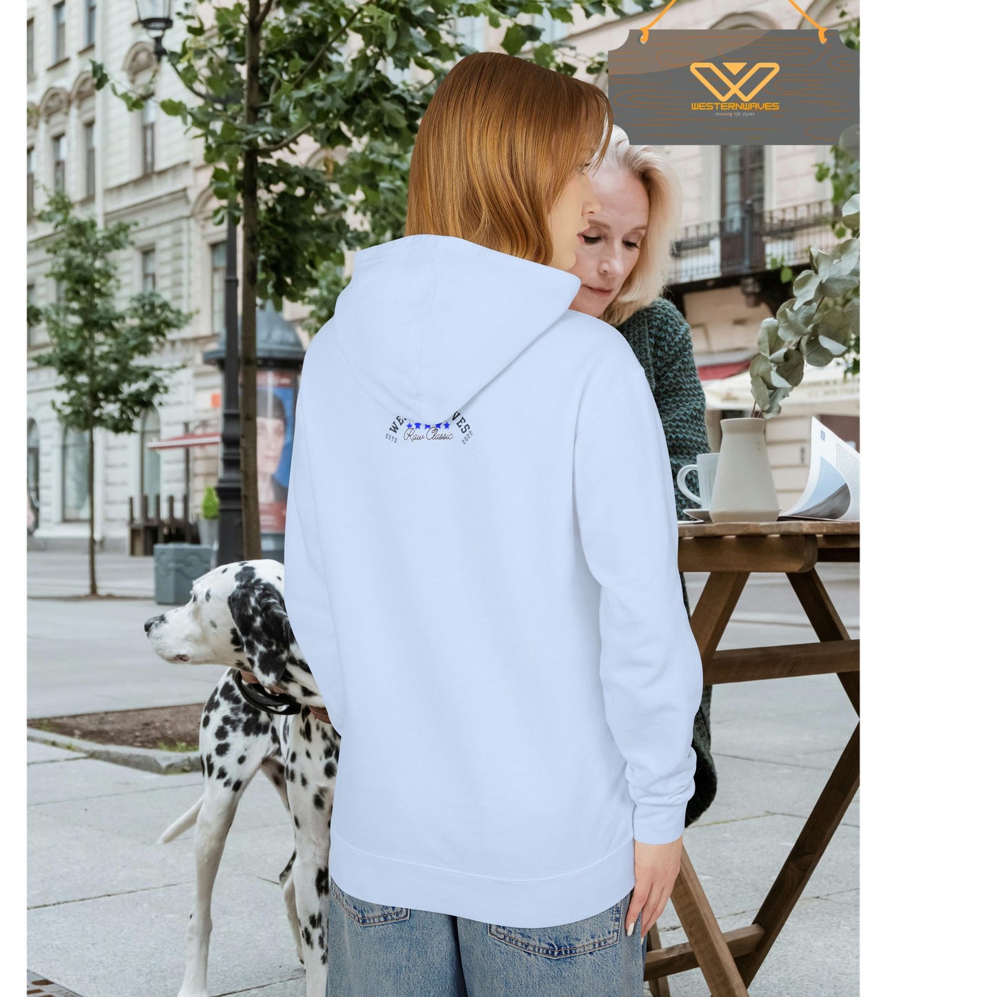 Unisex Lightweight Hooded Sweatshirt – N2+ Series USLWHSS PT2WW023_ Limited Edition Crafted Comfort by WesternWaves: