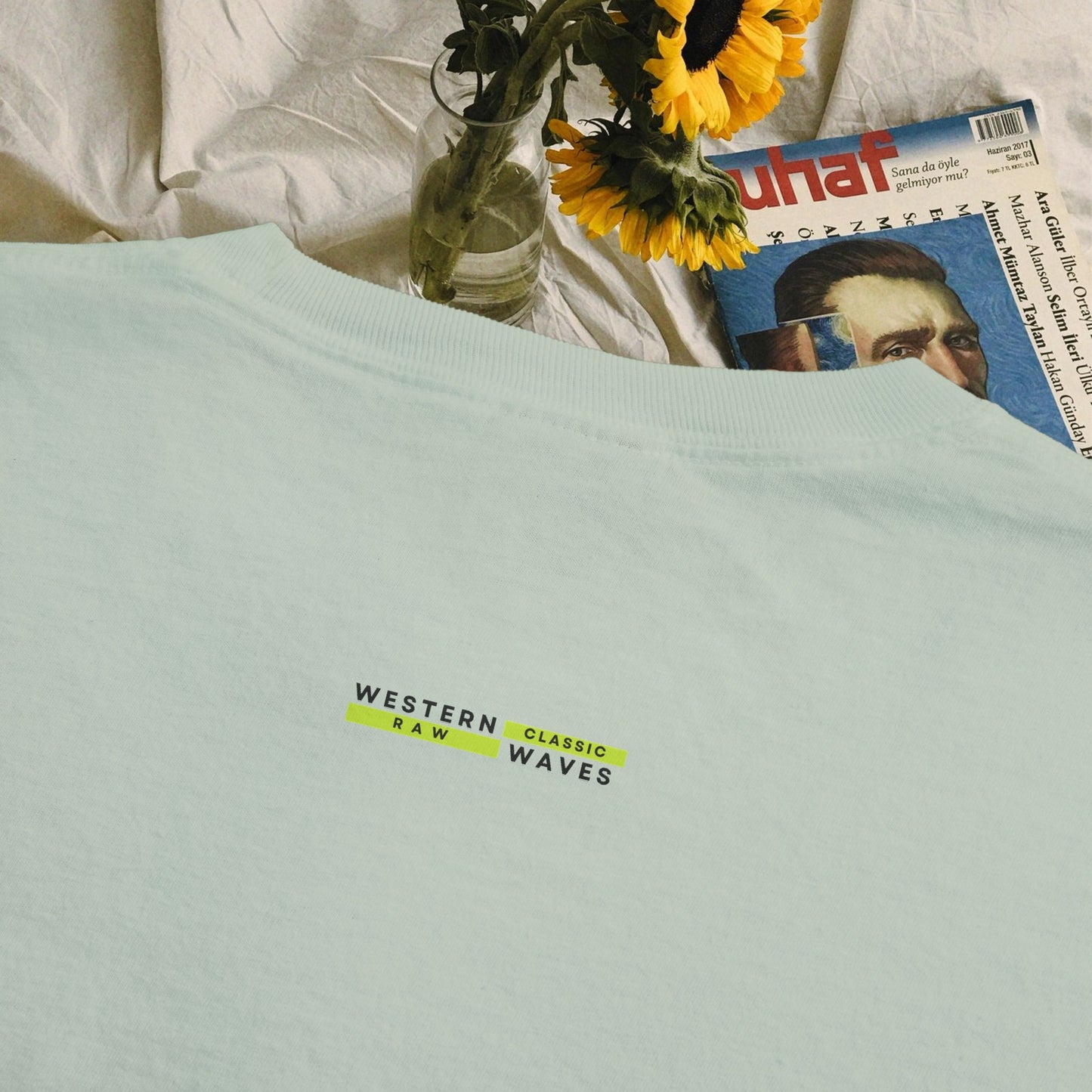 Unisex Garment-Dyed Pocket T-Shirt_ N3+ Series USGDPTS PT2WW001_ Limited Edition Raw Classic by WesternWaves: