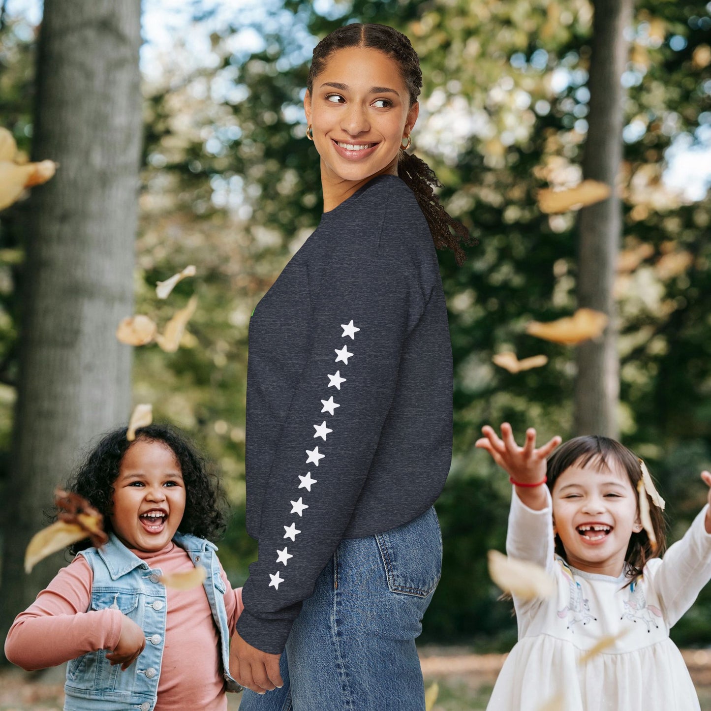 Unisex Heavy Blend™ Crewneck Sweatshirt_ N3+ Series UHBCSS PT2WW006_ Limited Edition Pure Luxury By WesternWaves: