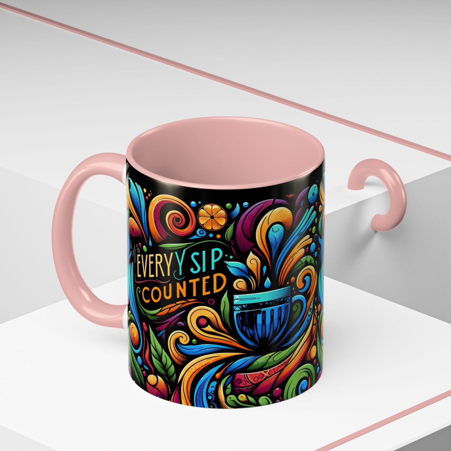 Accent Coffee Mug 11_ N3* Series ACM11OZ PT2WW022_ Limited Edition Perfect Blend of Style by WesternWaves: