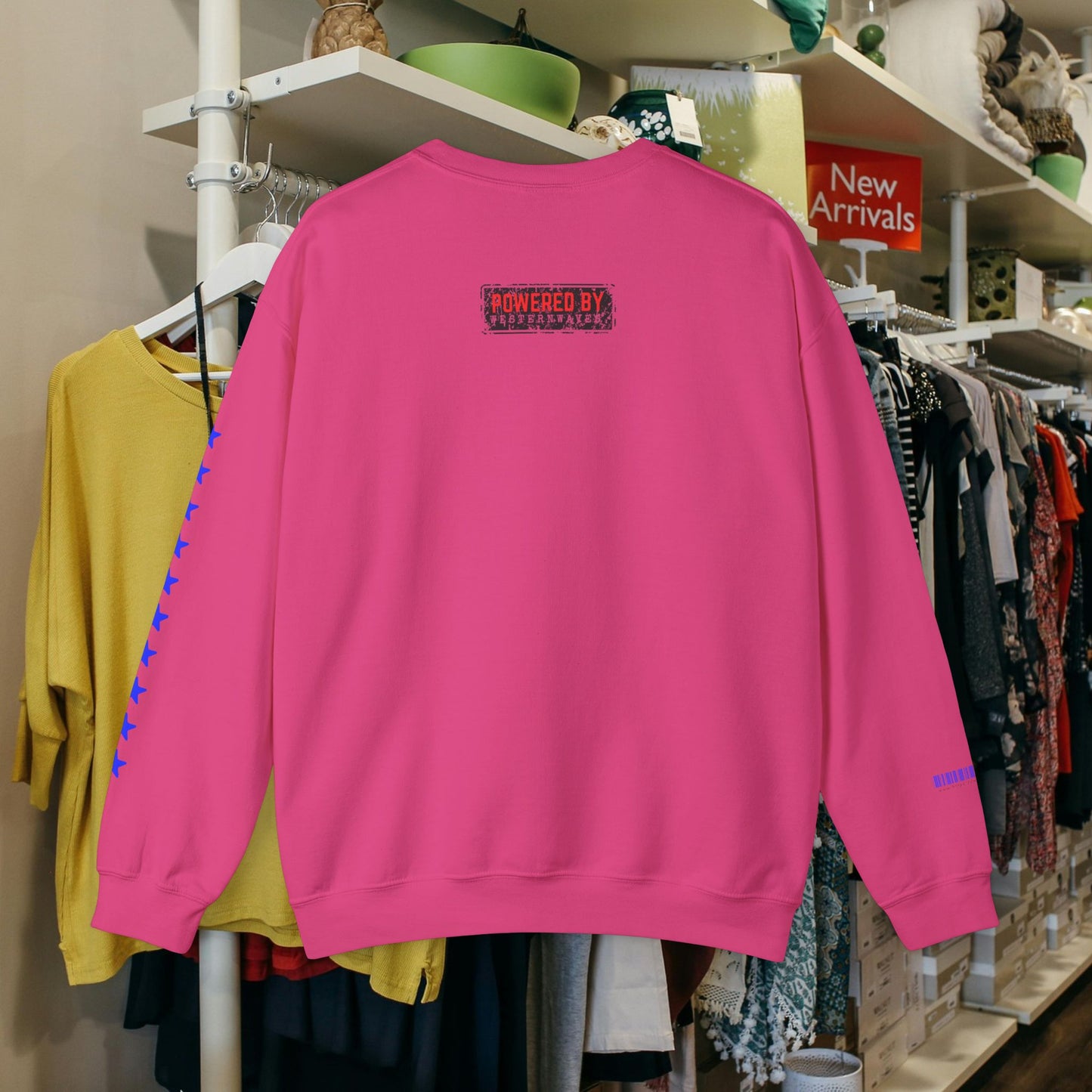 Unisex Heavy Blend™ Crewneck Sweatshirt_ N2 Sports Series UHBCSS PT2WW005_ Limited Edition ‘Zeztz’ Brand Sports Elements by WesternWaves: