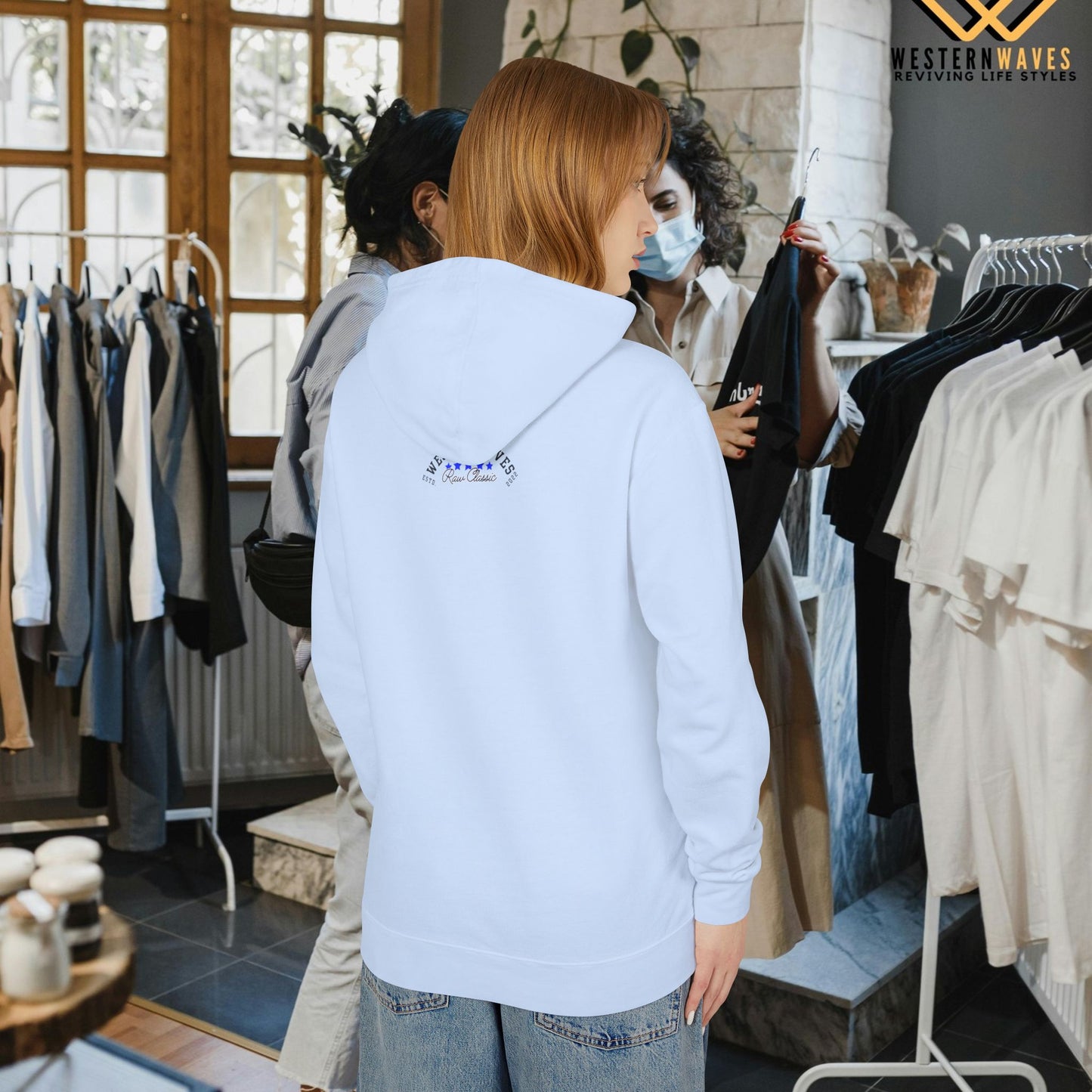 Unisex Lightweight Hooded Sweatshirt – N2* Series USLWHSS PT2WW027_ Limited Edition Crafted Comfort by WesternWaves: