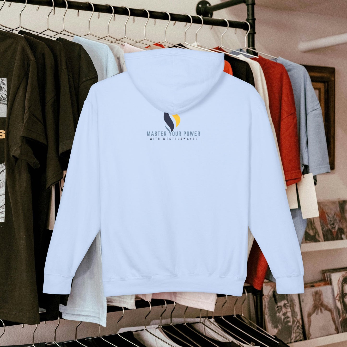 Unisex Lightweight Hooded Sweatshirt – N2+ Series SLWHSS PT2WW006_ Limited Edition Crafted Comfort by WesternWaves: