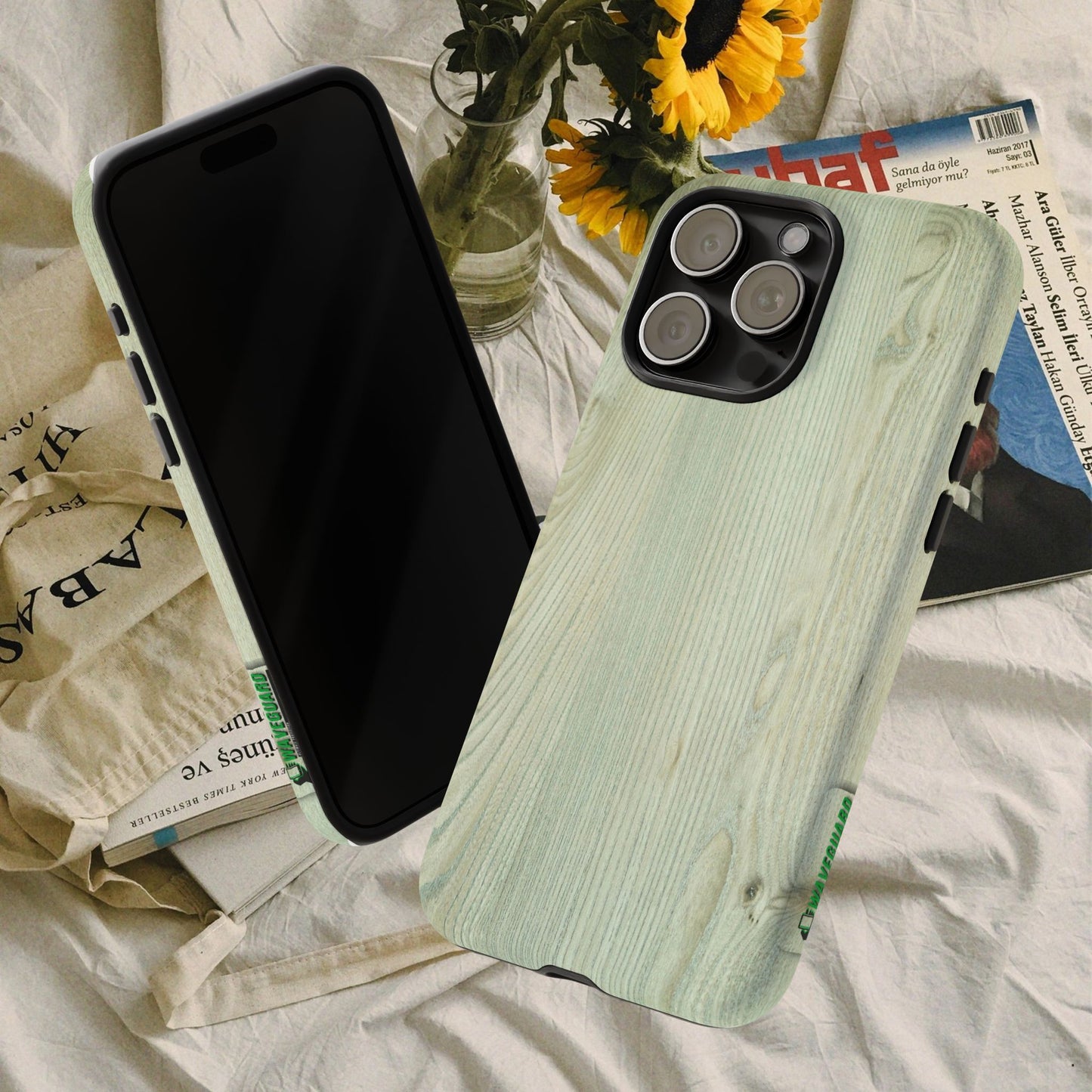 Tough Cases_ iPhone Case_ Series N8+ TCPCASE PT2WW005_ Limited Edition Wooden Grain Phone Case for iPhones by WesternWaves_