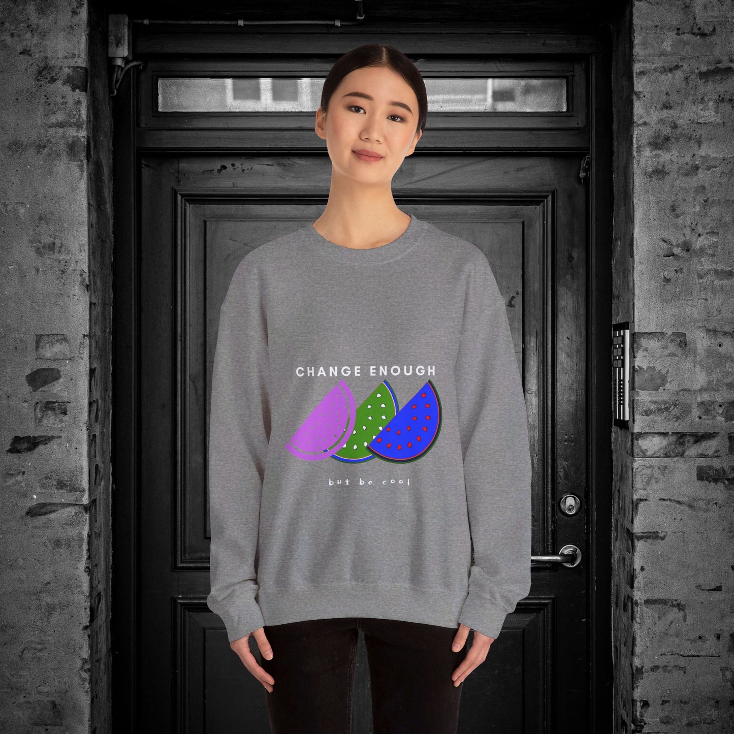 Unisex Heavy Blend™ Crewneck Sweatshirt_ N2+ Series UHBCSS PT2WW003_L imited Edition Pure Luxury for Every Occasion by WesternWaves: