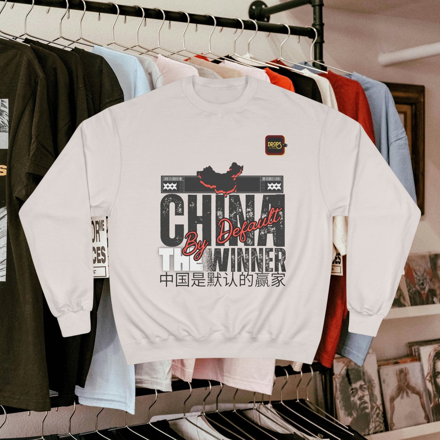 Champion Sweatshirt_ N7+ Series CSS PT2WW001_ China The Winner By Default_ Limited Edition by WesternWaves: