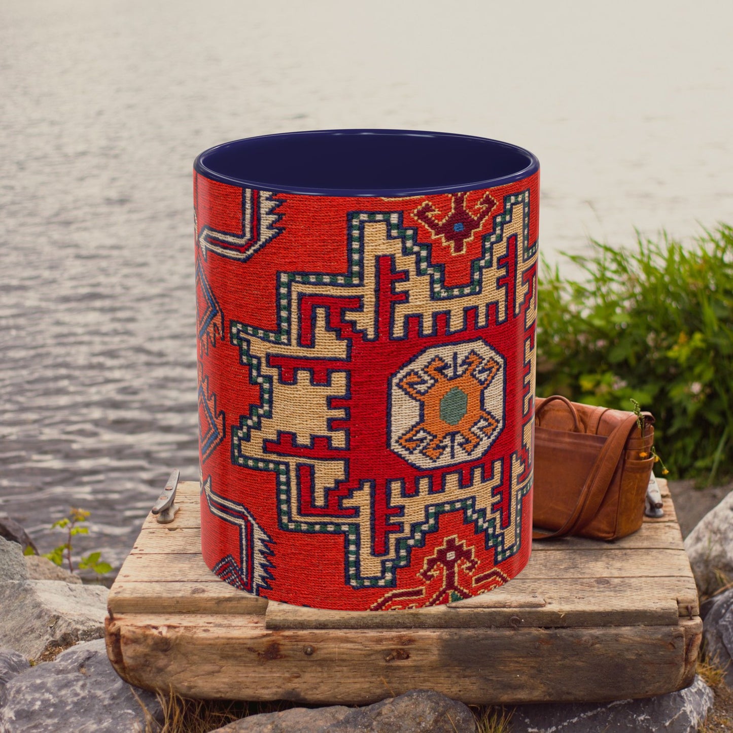 Accent Coffee Mug 11, 15oz_ N3+ Series ACM11OZ PT2WW019_ Limited Edition Perfect Blend of Style by WesternWaves: