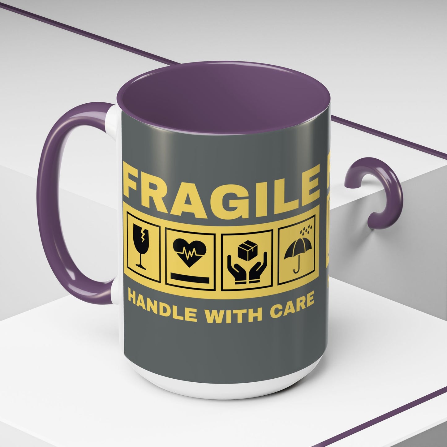 Accent Coffee Mug 11, 15oz_ N3+ Series ACM11OZ PT2WW017_ Limited Edition Perfect Blend of Style by WesternWaves: