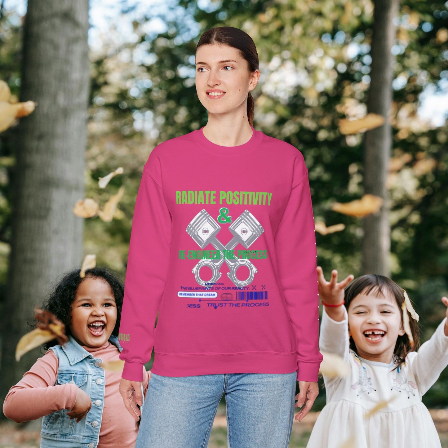 Unisex Heavy Blend™ Crewneck Sweatshirt_ N3+ Series UHBCSS PT2WW006_ Limited Edition Pure Luxury By WesternWaves: