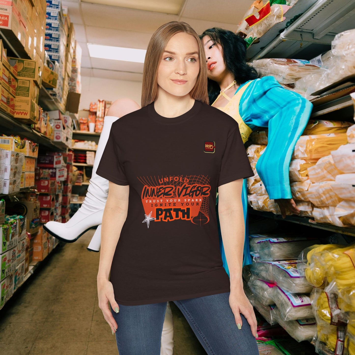 Inspirational Unisex Ultra Cotton Tee_ N6+ Series IPUSUCTEE PT2WW001_ Limited Edition by WesternWaves: