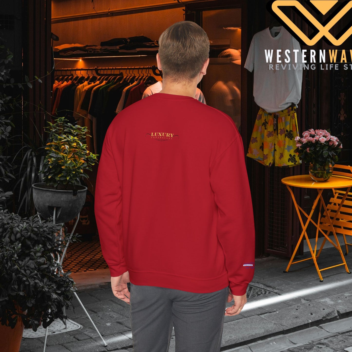 Unisex Heavy Blend™ Crewneck Sweatshirt_ N+ Series UHBCSS PT2WW028_ Limited Edition by WesternWaves: