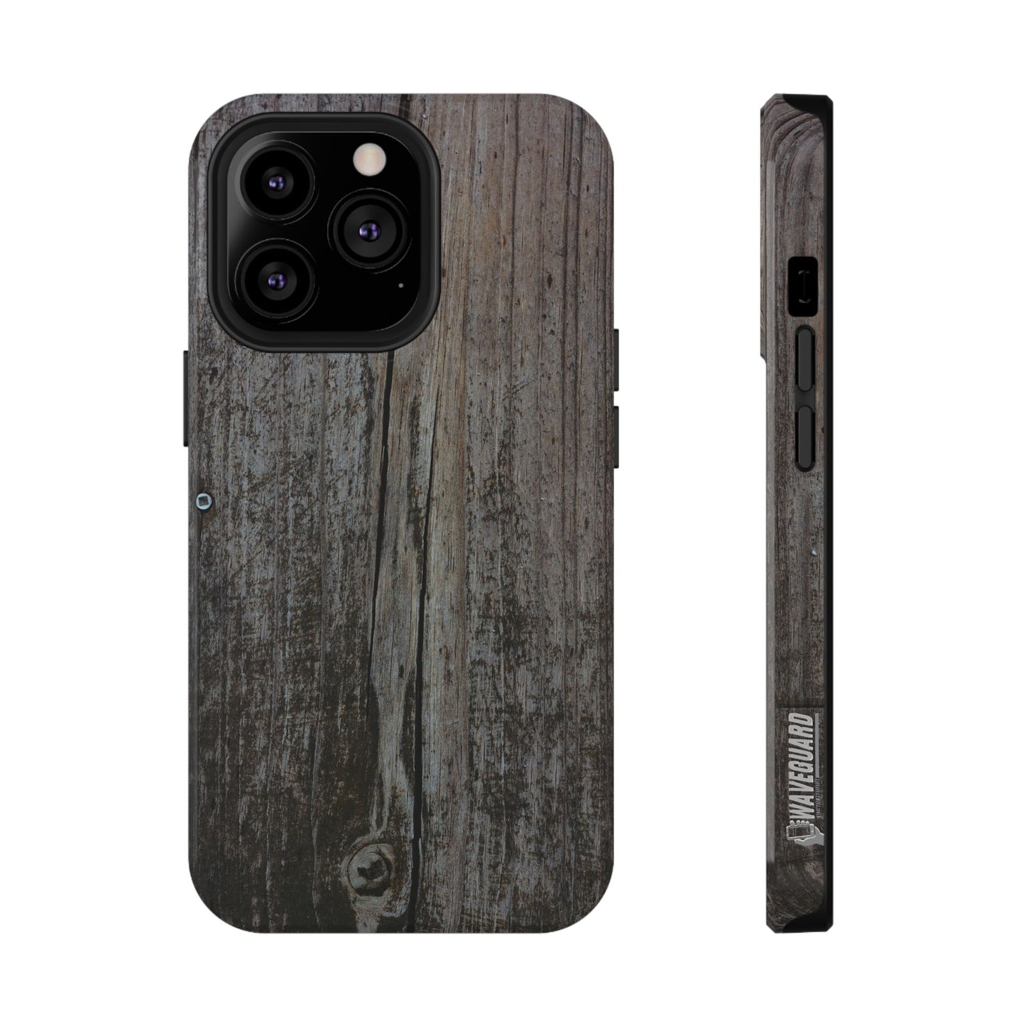 Impact-Resistant Tough Cases_ iPhone Case_ Series N8+ TCPCASE PT2WW006_ Limited Edition Wooden Grain Phone Case for iPhones by WesternWaves: